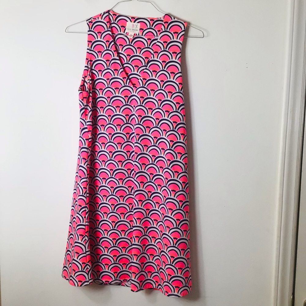 Julie Brown NYC medium dress women Tshirt tennis pink casual modest summer